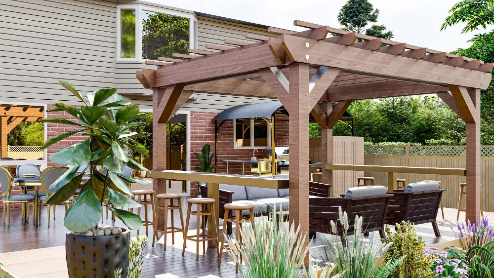 Deck and Pergola