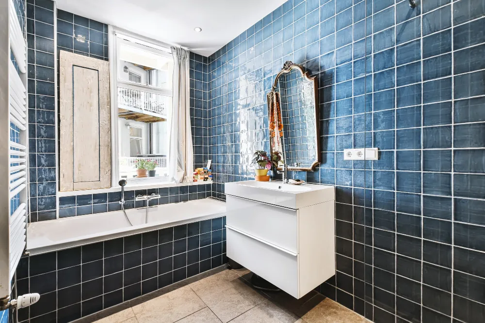 bathroom tiling
