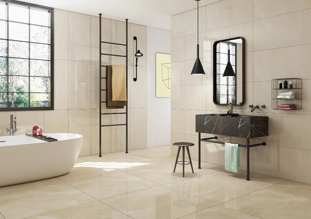 bathroom tiling